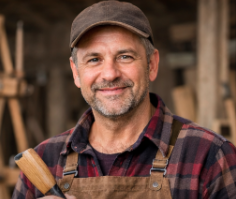 Henry, Ébéniste depuis 10ans