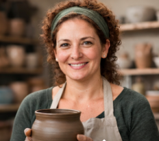 Lucie, céramiste depuis 6 mois